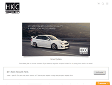 Tablet Screenshot of hkc-speed.com